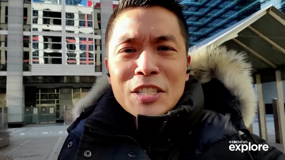 BREAKING: Chang Hosts CBC Segment In Black Jacket So Sharp It Should Be Classified As A Weapon — Earbuds Spotted Too