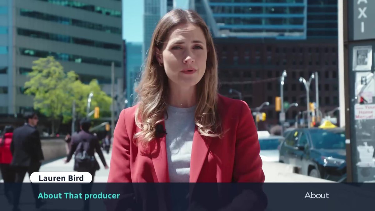 This CBC host topped her red blazer with golden accents while breaking down Canada’s job numbers, proving Bird’s style reports are always employment-ready.