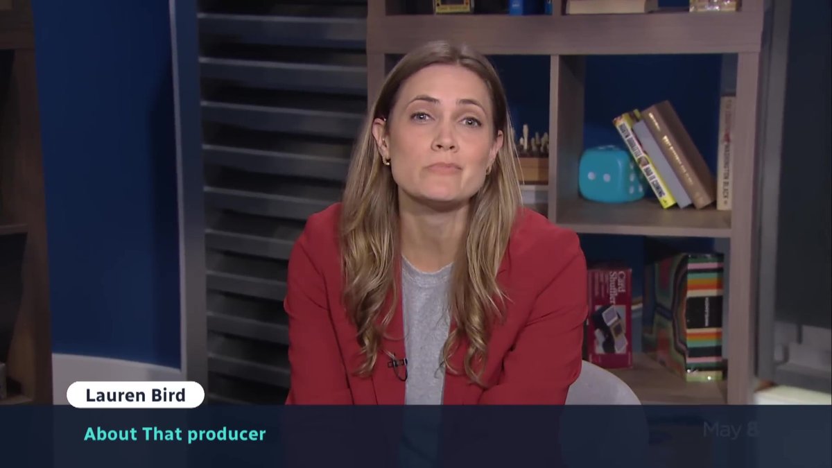 Lauren Bird in Red Blazer, Diplomatically Speaking