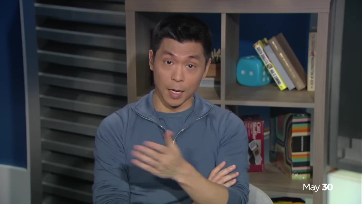 Andrew Chang’s Grey Shirt and Dusty Blue Jacket for the Nova Scotia Wildfires