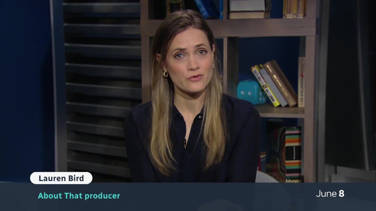 Lauren Bird Discussing a Recession in That Navy Blue Shirt Is Everything I Needed Today