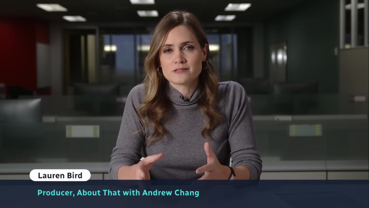 The Gray Sweater That Walked Into the Boardroom While CEO Pay Burned Through the Ceiling — Lauren Bird, Gold-Lit and Unflinching