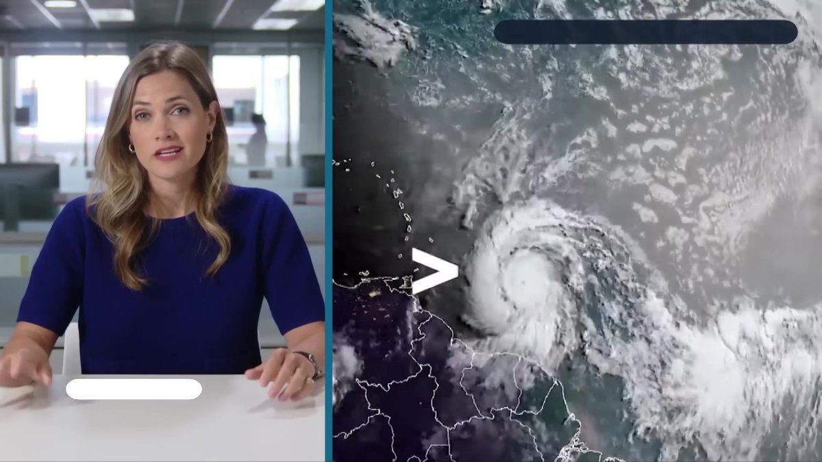 Lauren Bird’s Royal Blue Shirt and the Hurricane Beryl Warning