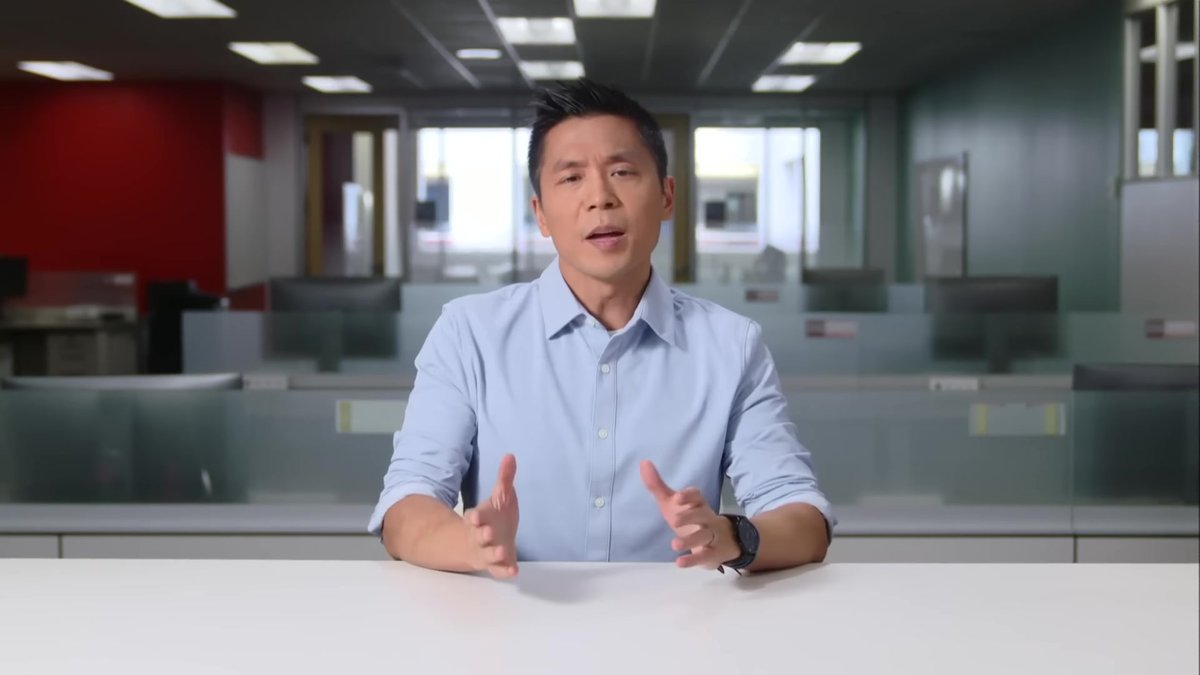 Andrew Chang Covering the Washington Post Meltdown in That Light Blue Shirt Is Everything I Needed Today