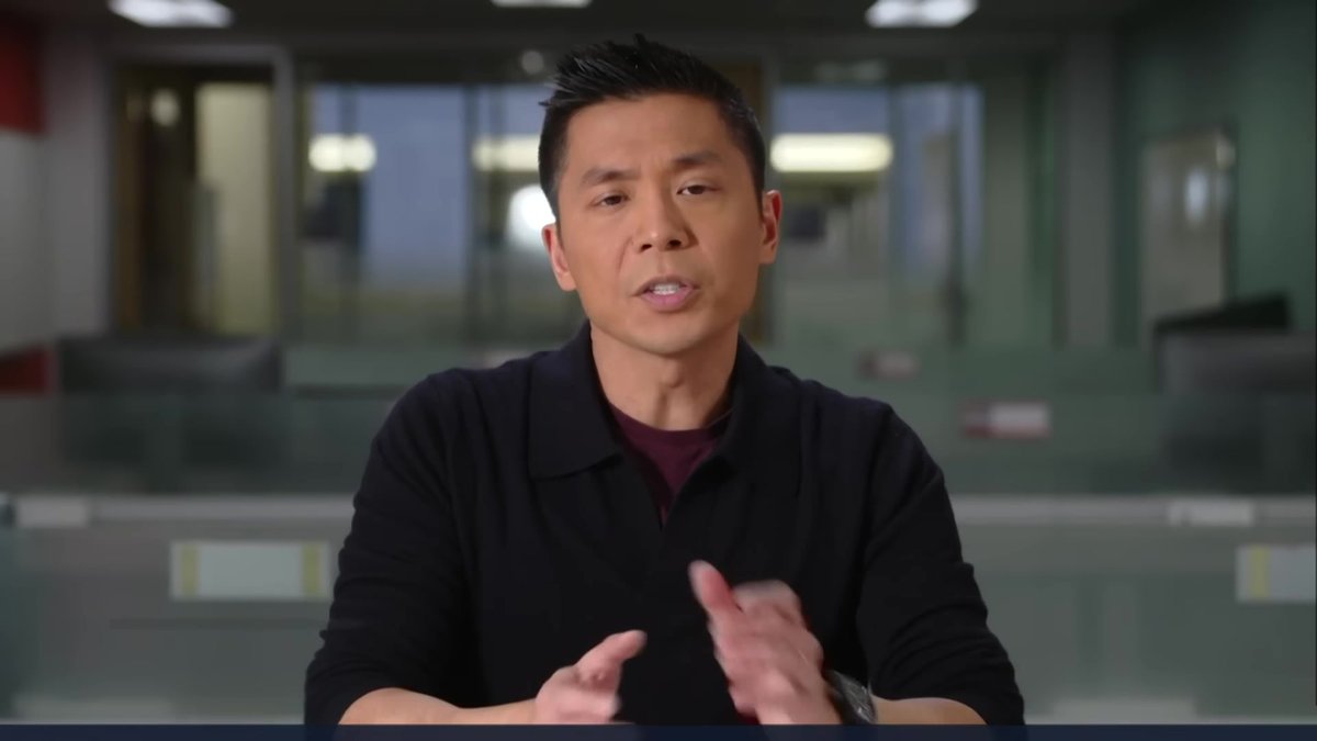 This CBC anchor suited up in a sleek black shirt to break down the Arctic battle brewing up north—who is Andrew Chang?