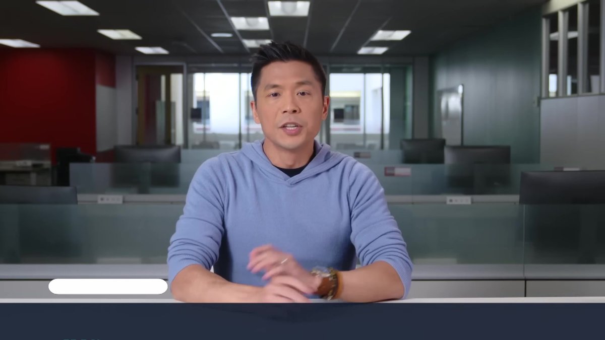 This CBC anchor traded his usual sharp suiting for a periwinkle hoodie while calmly walking viewers through the deepening U.S. role in the Israel-Iran conflict.