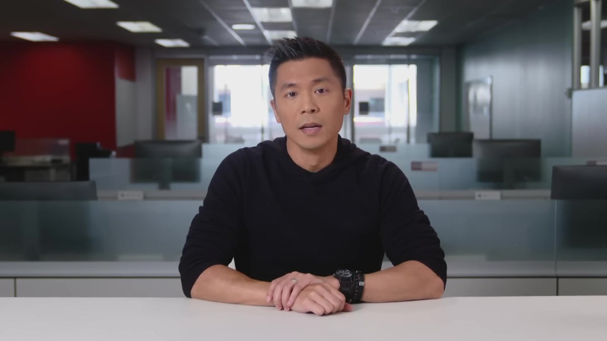 Andrew Chang Addresses the Fed Chair Dismissal in a Monochrome Study of Black on Black on Black