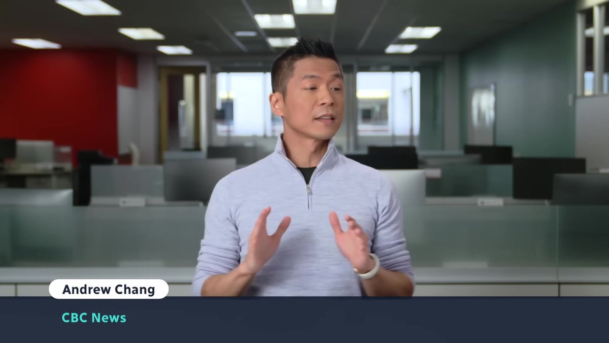 Canada’s Travel Boycott Never Looked So Cozy: Andrew Chang in a Cloud-Soft Blue Pullover