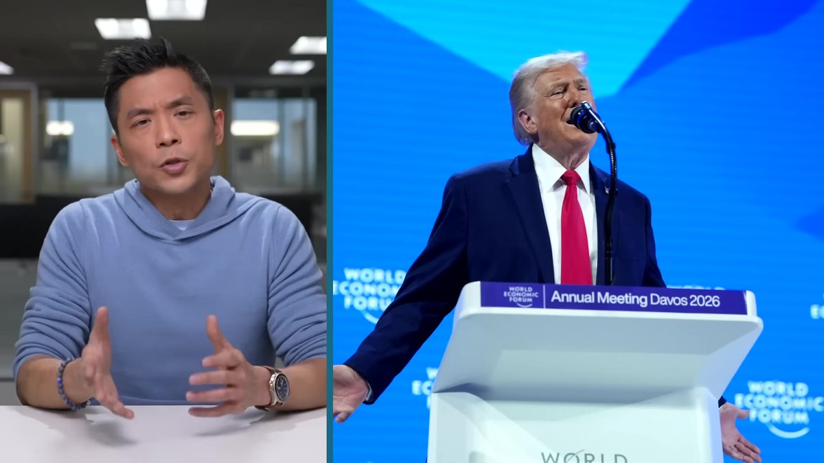 Field Notes: AC in Ice-Blue Hoodie, Calmly Unpacking a Davos Threat