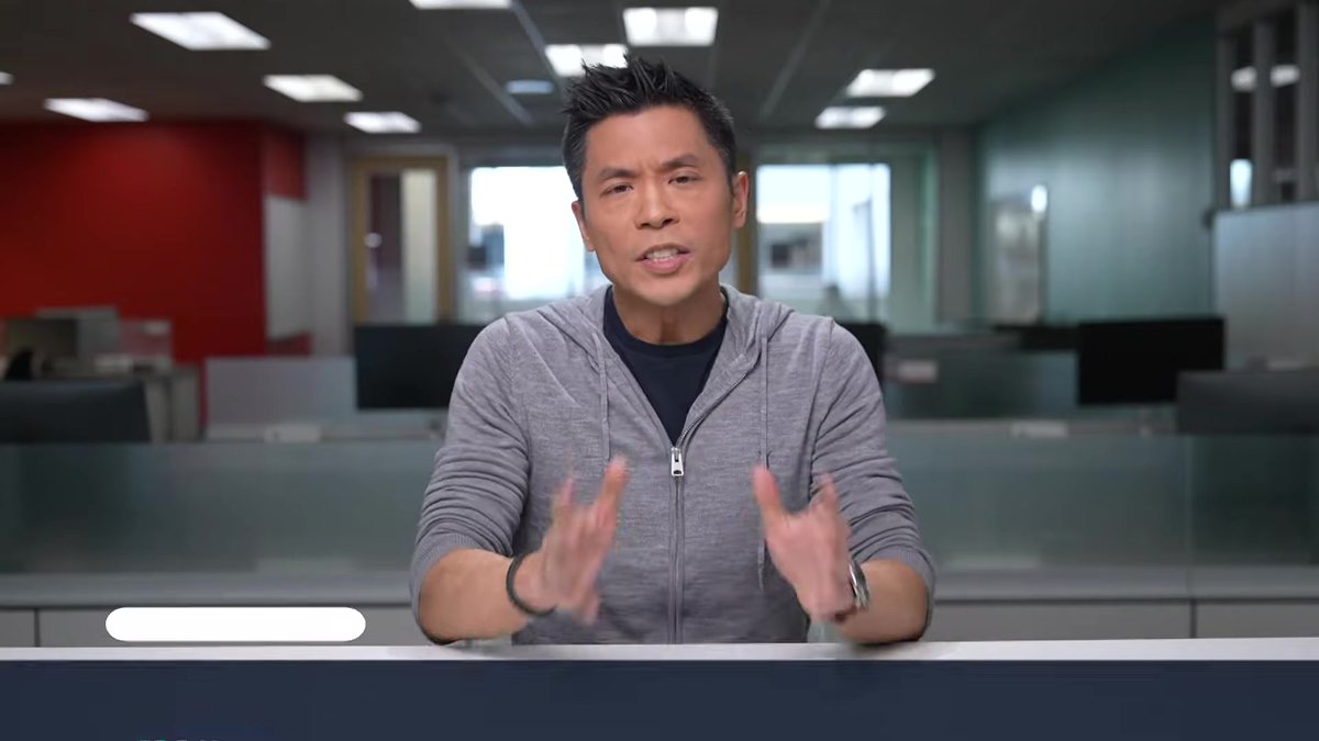 Andrew Chang Addresses the Question of Alberta Separation in a Light Gray Hoodie of Considerable Neutrality