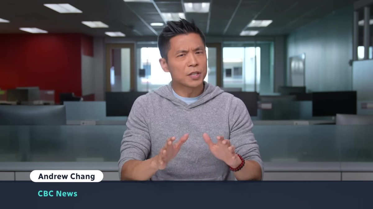 That Heather Gray V-Neck Hoodie Andrew Chang Cozied Into While Explaining Trump’s F-35 Handoff to Turkey