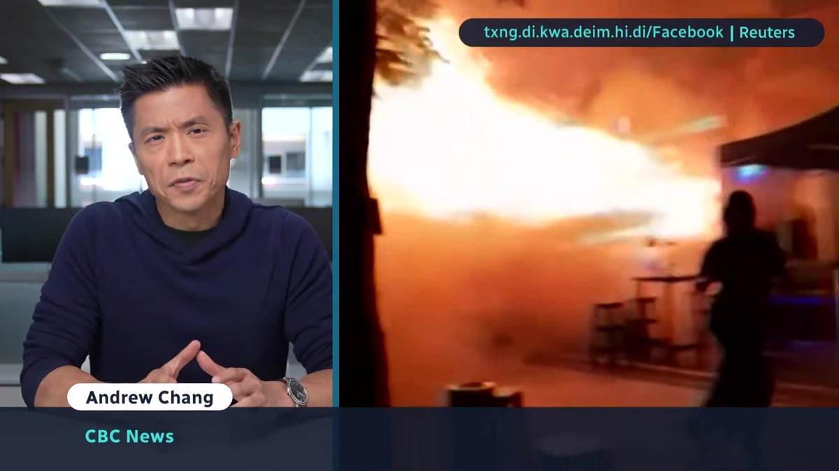 Andrew Chang’s Navy Blue Hoodie for the Bangkok Bar Fire Coverage